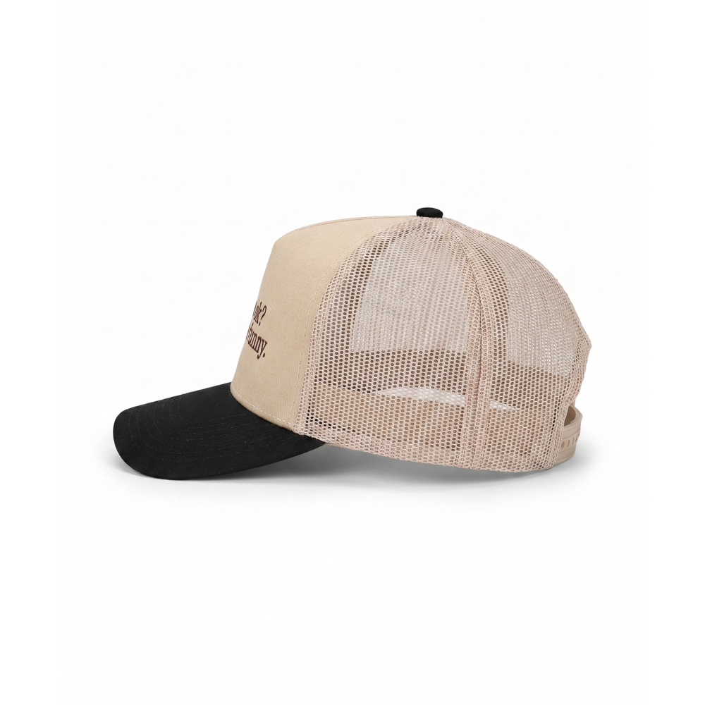 Are you ok? Khaki / Black Trucker