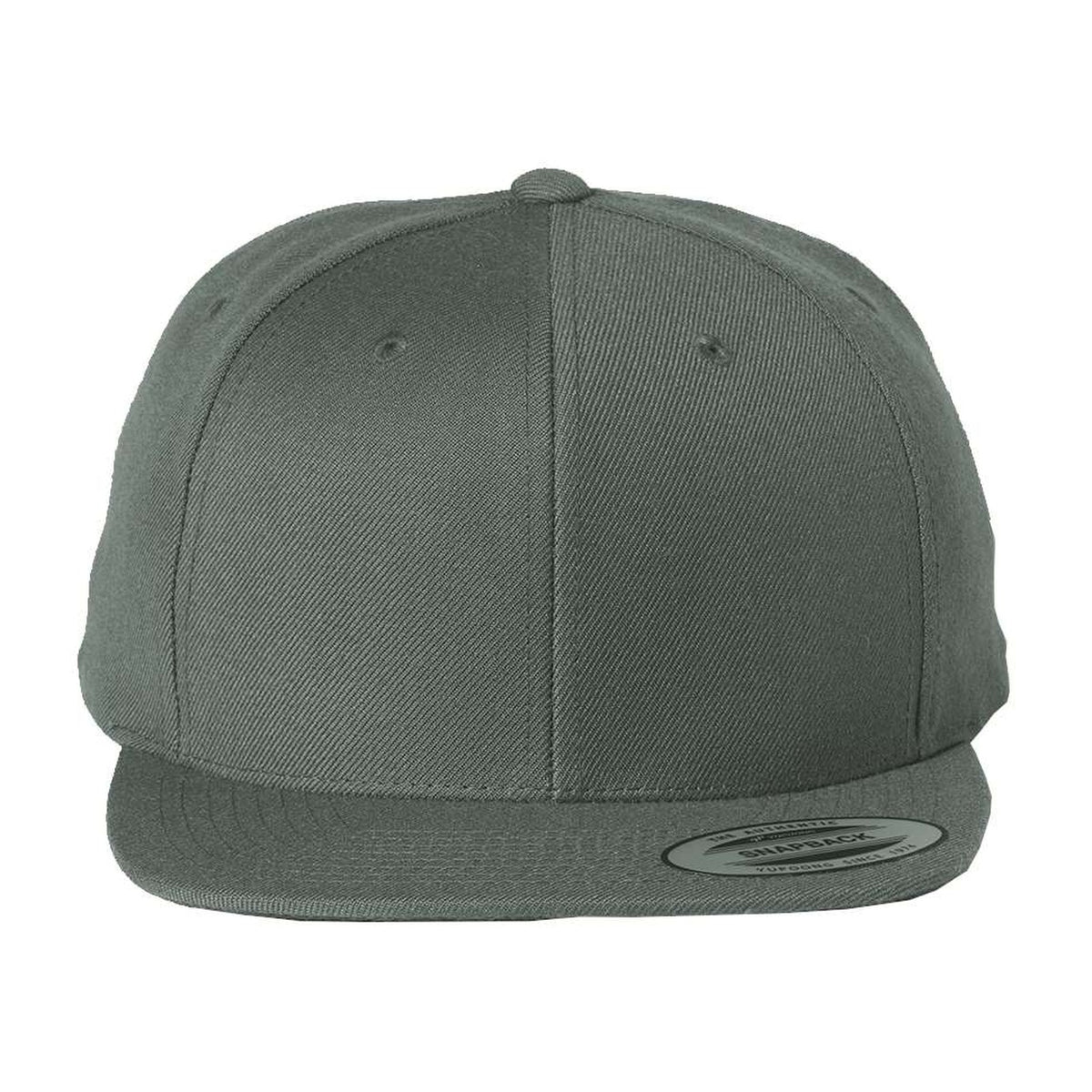 Custom - Yupoong 6089M Flat Bill Snapback - Dark Grey