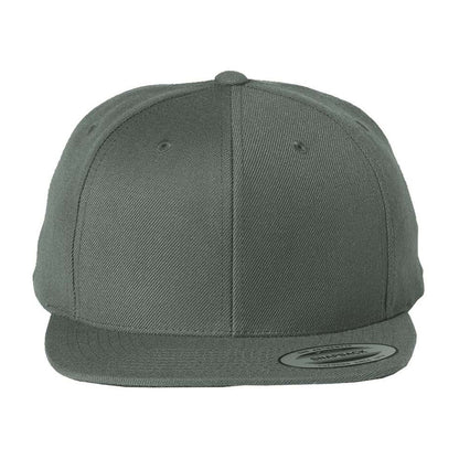 Custom - Yupoong 6089M Flat Bill Snapback - Dark Grey