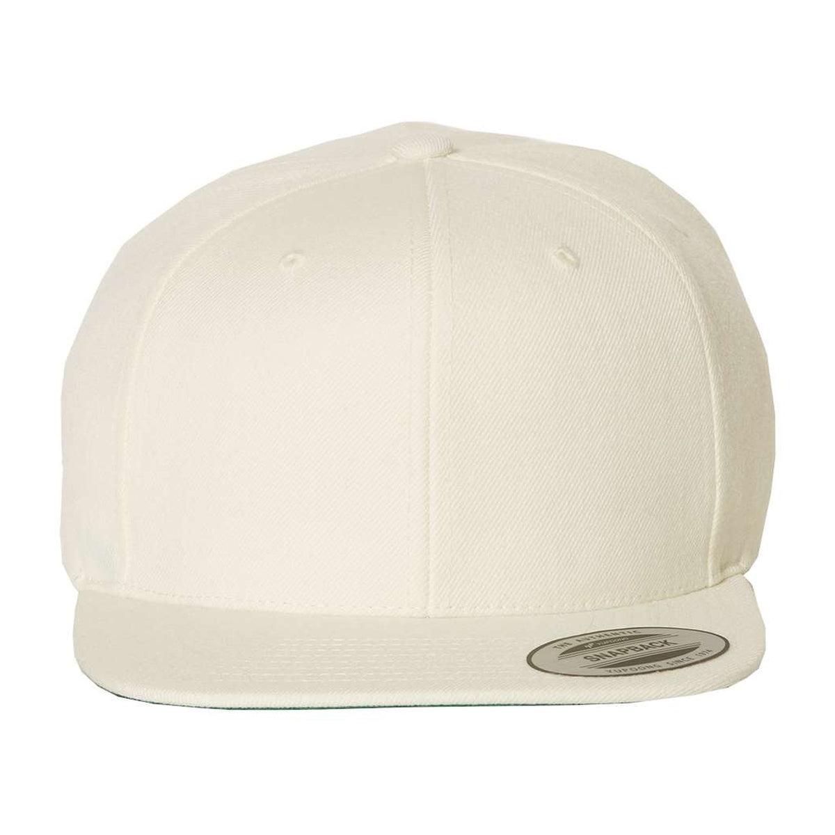 Custom - Yupoong 6089M Flat Bill Snapback - Natural