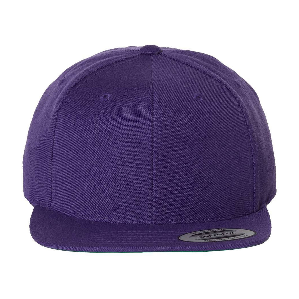 Custom - Yupoong 6089M Flat Bill Snapback - Purple