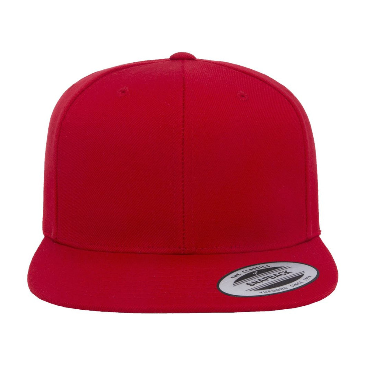 Custom - Yupoong 6089M Flat Bill Snapback - Red