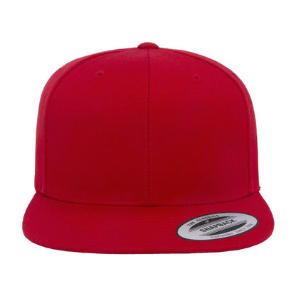 Custom - Yupoong 6089M Flat Bill Snapback - Red