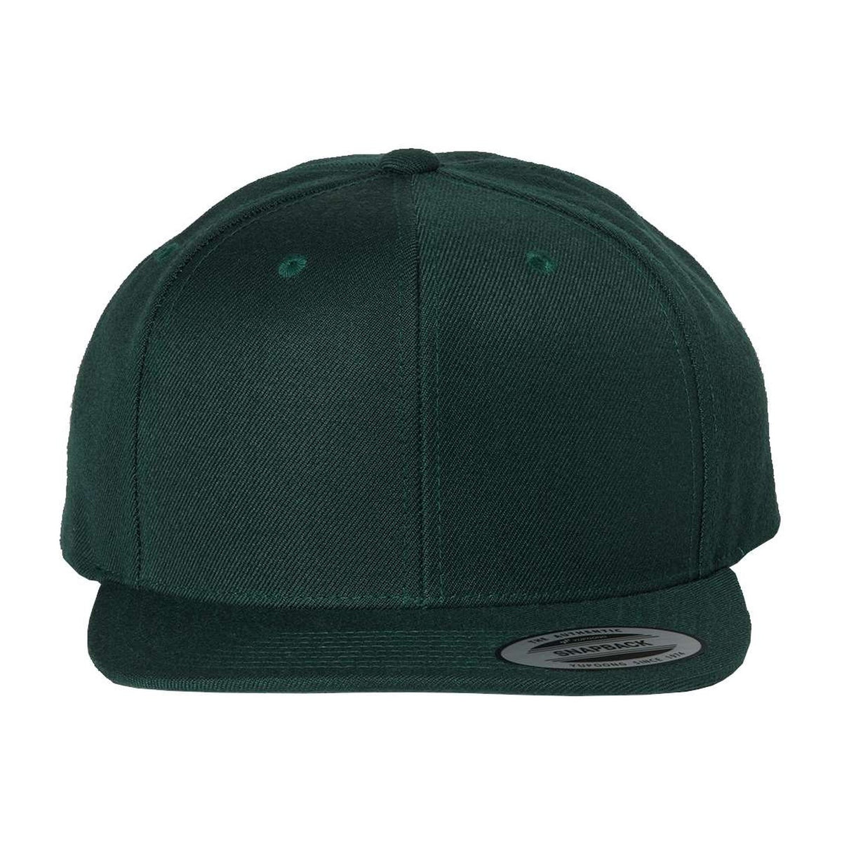 Custom - Yupoong 6089M Flat Bill Snapback - Spruce