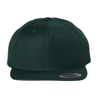 Custom - Yupoong 6089M Flat Bill Snapback - Spruce