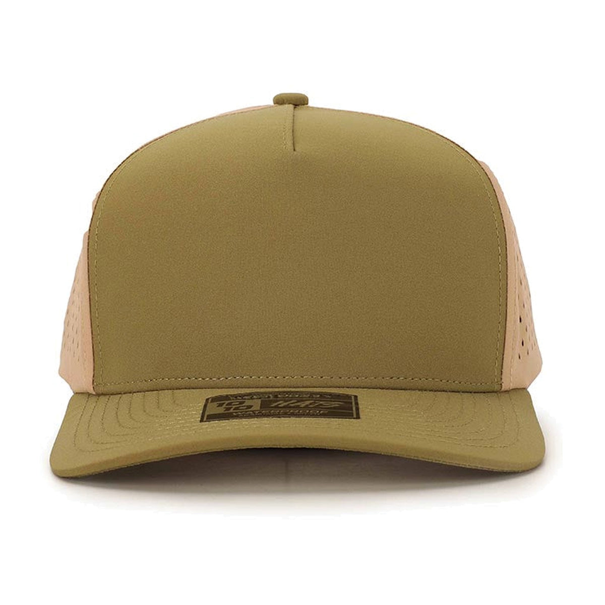 Custom - 1010 Performance 5-Panel (No Rope) - Green/Tan