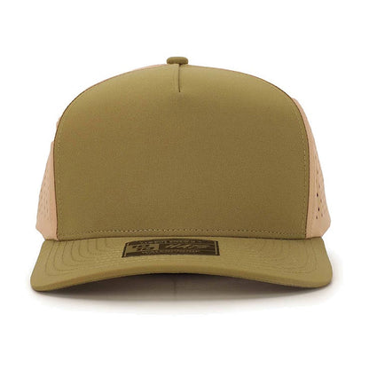Custom - 1010 Performance 5-Panel (No Rope) - Green/Tan