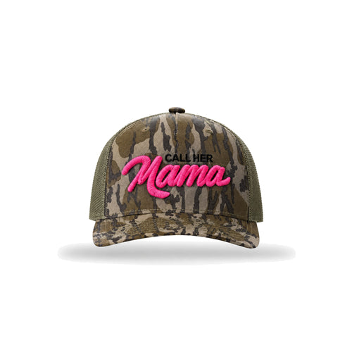 Call Her Mama Trucker - Bottomland Camo / Hot Pink