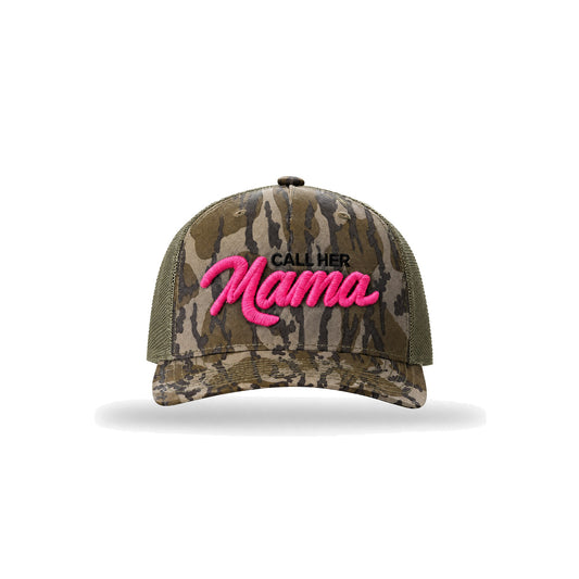 Call Her Mama Trucker - Bottomland Camo / Hot Pink