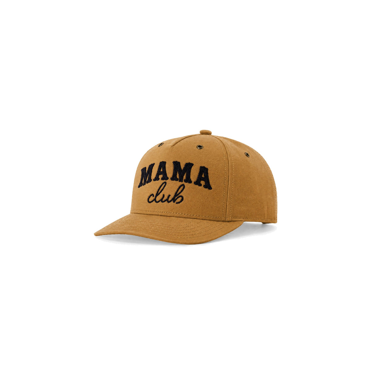 Western Mama Club Canvas Snapback - Wheat