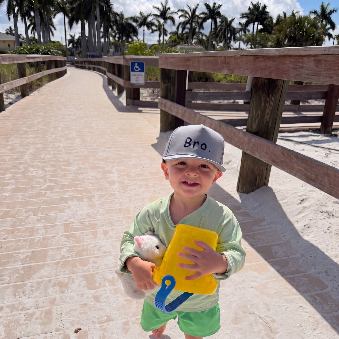 Bro. Performance Trucker Hat — Kids (1–8 Years)