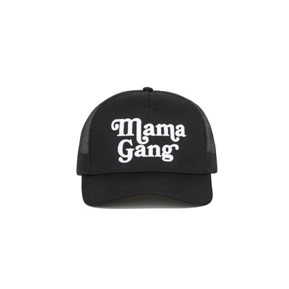 Mama Gang Trucker Hat (Black) *No Rope*