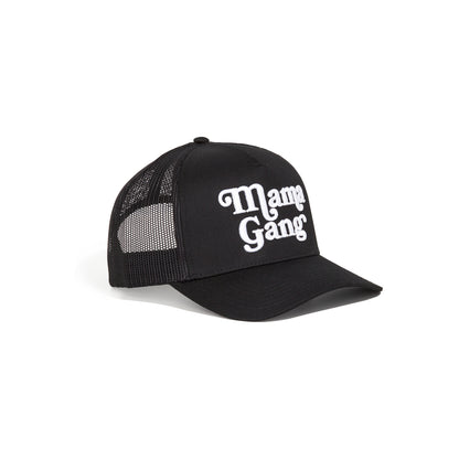 Mama Gang Trucker Hat (Black) *No Rope*