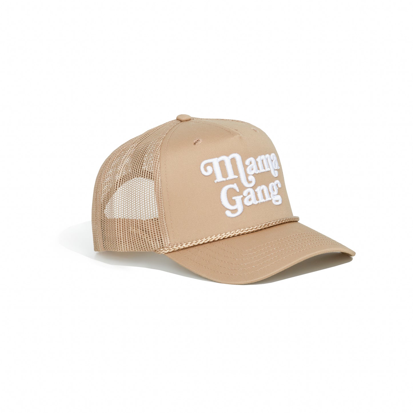 Mama Gang Trucker Hat (Tan)