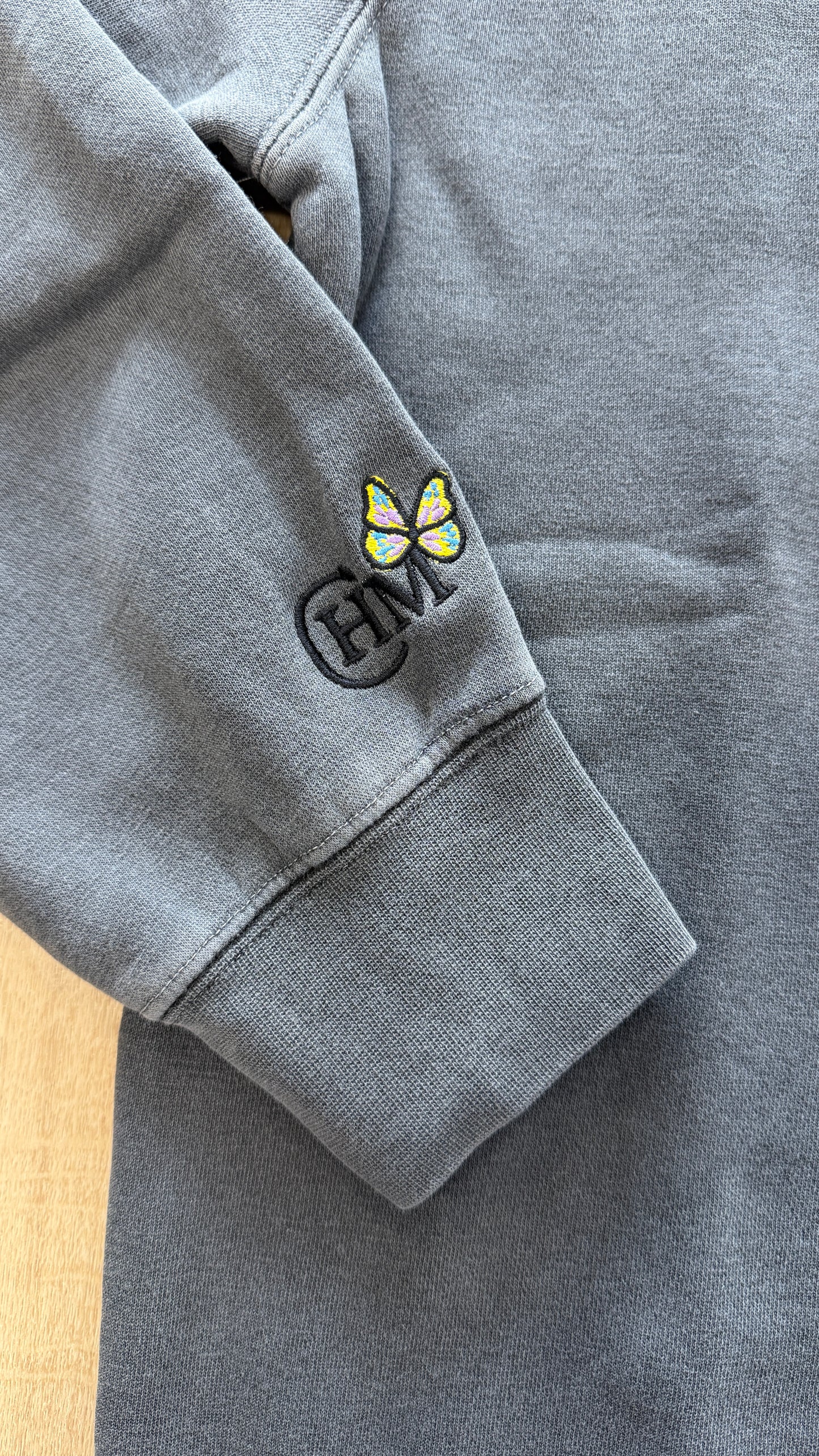 Rich in Motherhood Embroidered Crewneck Sweatshirt