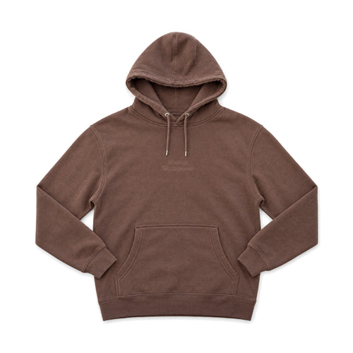 Rich in Motherhood Embroidered Hoodie - Coffee
