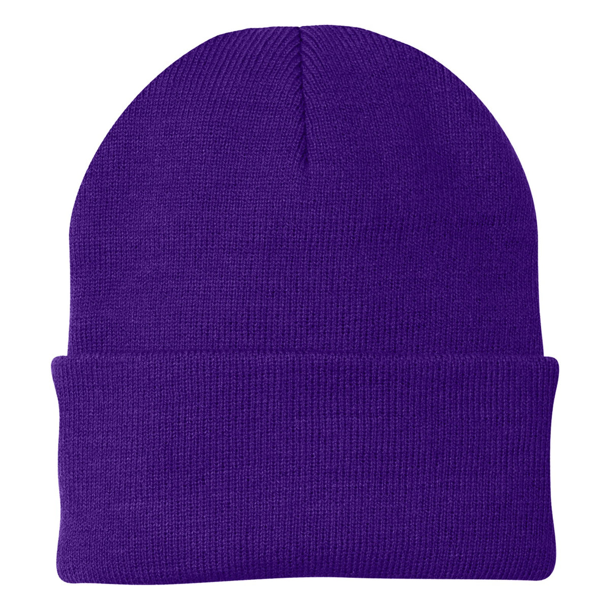 Custom - Port Authority CP90 Knit Beanie - Athletic Purple