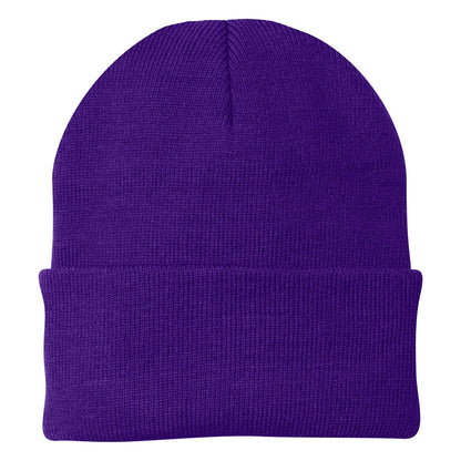 Custom - Port Authority CP90 Knit Beanie - Athletic Purple