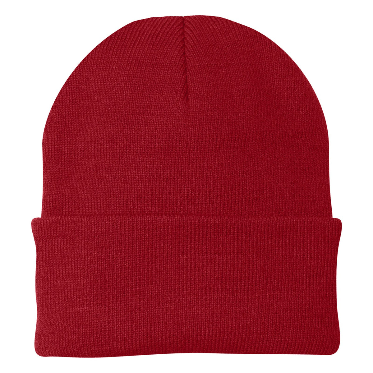 Custom - Port Authority CP90 Knit Beanie - Athletic Red