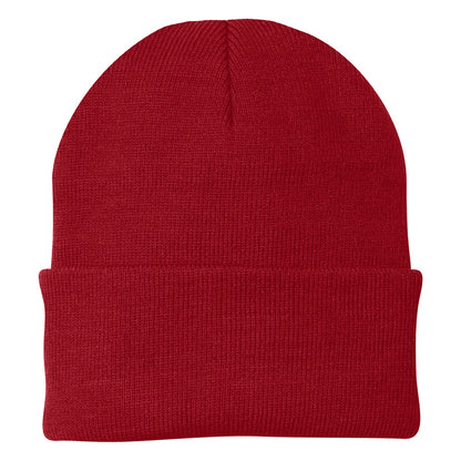 Custom - Port Authority CP90 Knit Beanie - Athletic Red