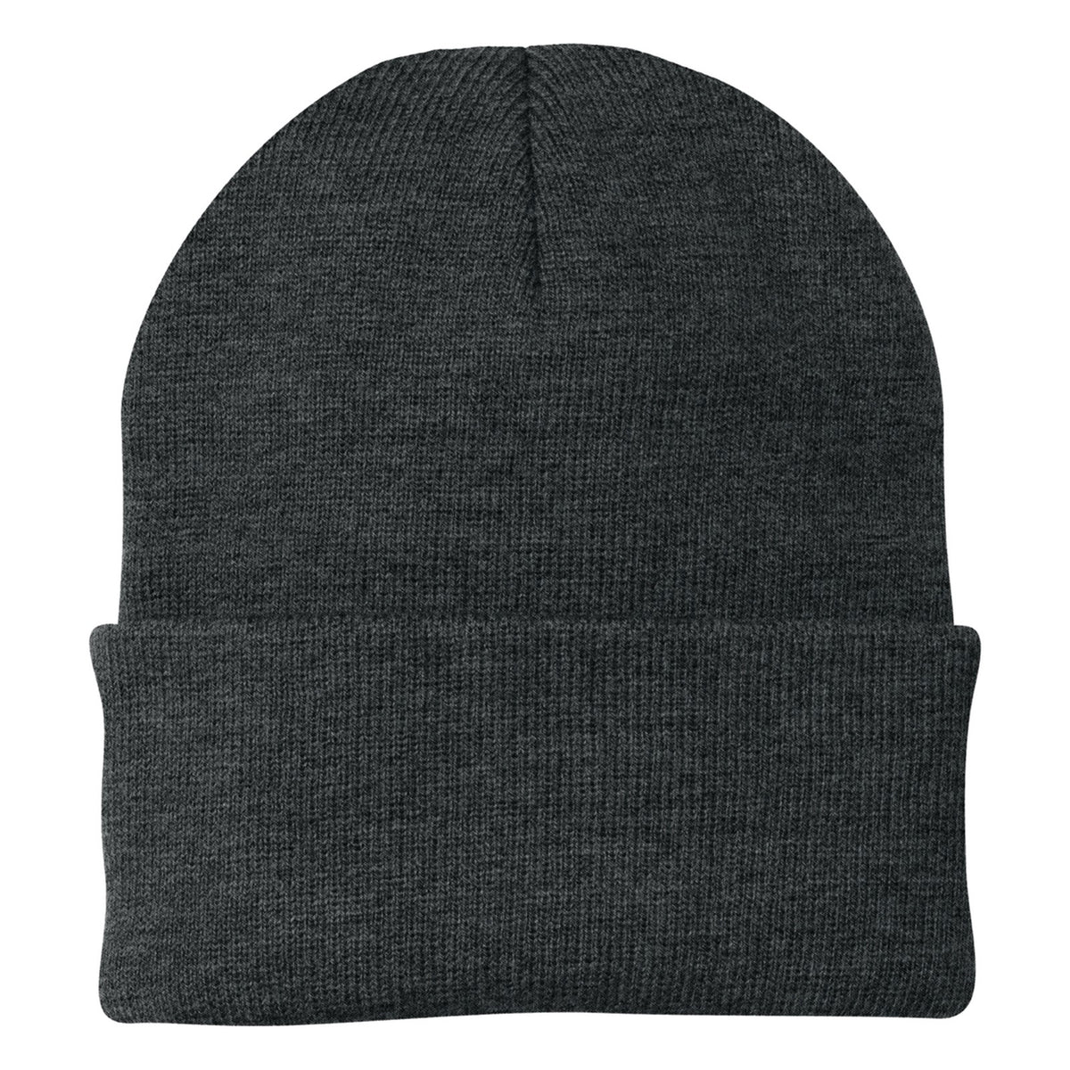 Custom - Port Authority CP90 Knit Beanie - Charcoal Heather