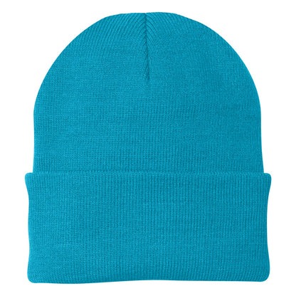 Custom - Port Authority CP90 Knit Beanie - Neon Blue