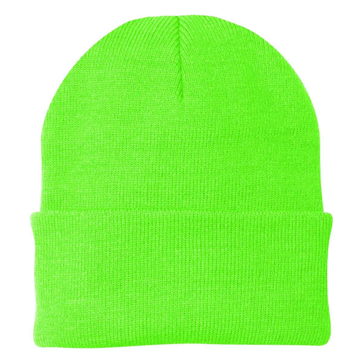 Custom - Port Authority CP90 Knit Beanie - Neon Green