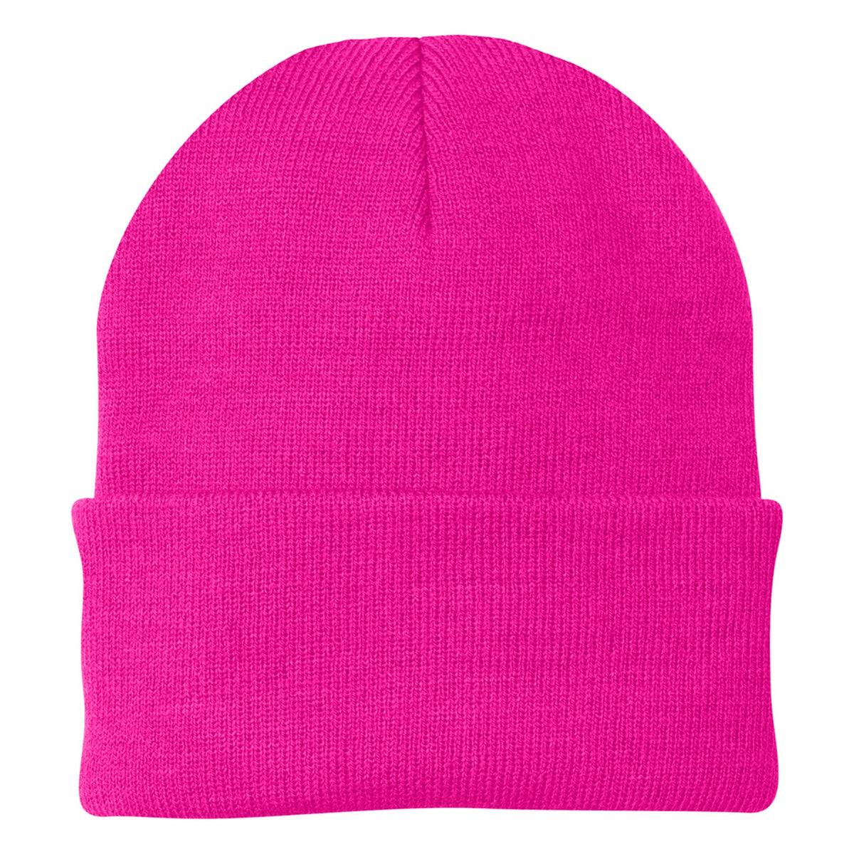 Custom - Port Authority CP90 Knit Beanie - Neon Pink Glo