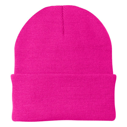Custom - Port Authority CP90 Knit Beanie - Neon Pink Glo