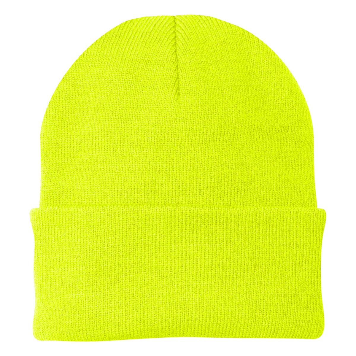 Custom - Port Authority CP90 Knit Beanie - Neon Yellow