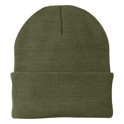 Custom - Port Authority CP90 Knit Beanie - Olive Drab Green