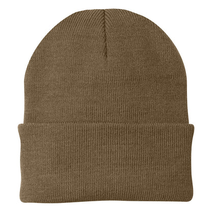 Custom - Port Authority CP90 Knit Beanie - Woodland Brown