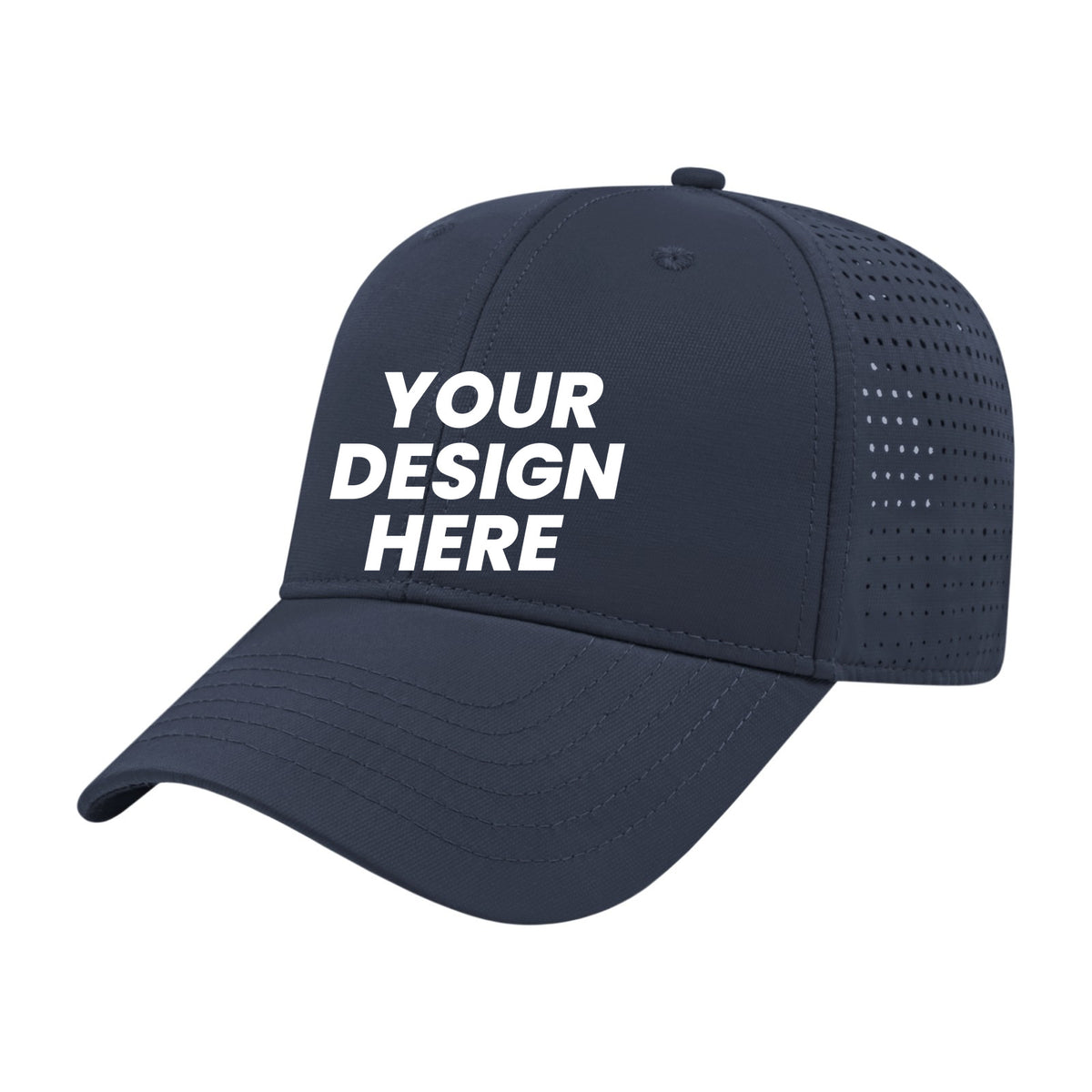 Custom - Cap America i7038 Perforated Performance Cap - Your design here