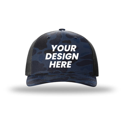 Custom - Richardson 112PFP Camo Trucker - Your design here