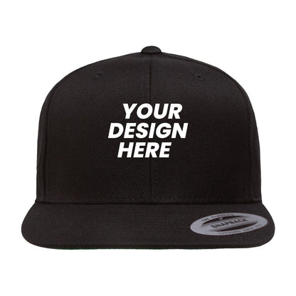 Custom - Yupoong 6089M Flat Bill Snapback - Your design here