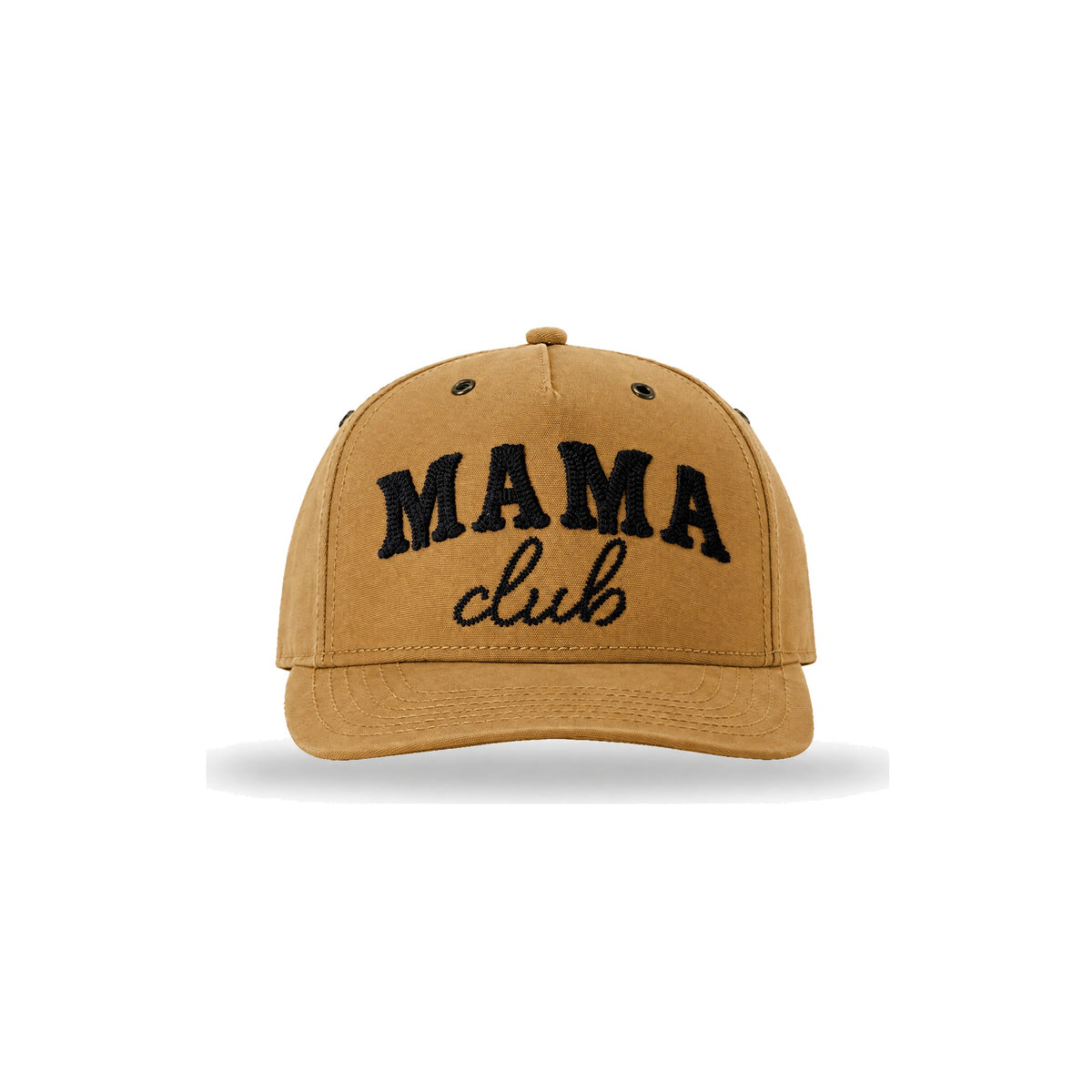 Western Mama Club Canvas Snapback - Wheat