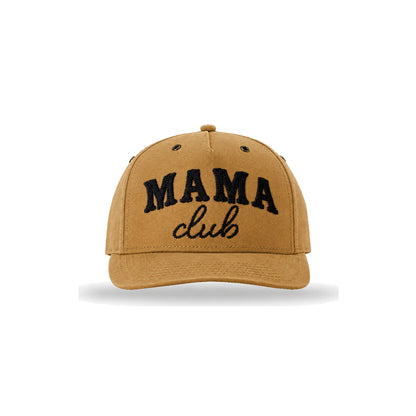 Western Mama Club Canvas Snapback - Wheat