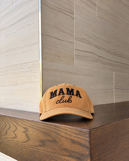 Western Mama Club Canvas Snapback - Wheat