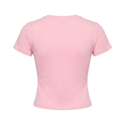 Rich in Motherhood Women's Baby Tee (Pink)