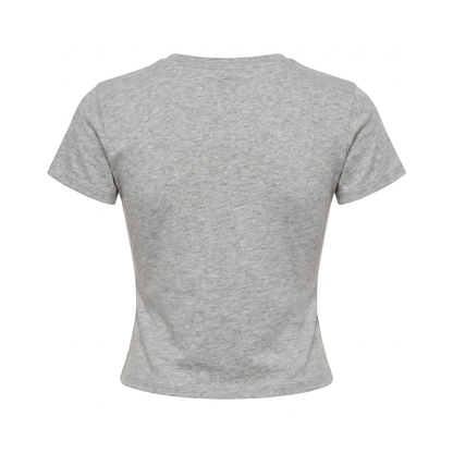 Rich in Motherhood Women's Baby Tee (Grey)