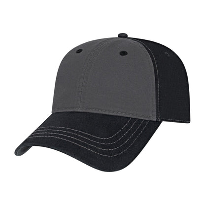 Custom - Cap America i1002 Classic Dad Hat - Dark Gray/Black