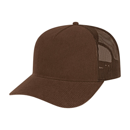 Custom - Cap America i3021 Corduroy Trucker - Brown