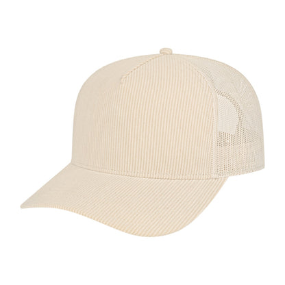 Custom - Cap America i3021 Corduroy Trucker - Cream