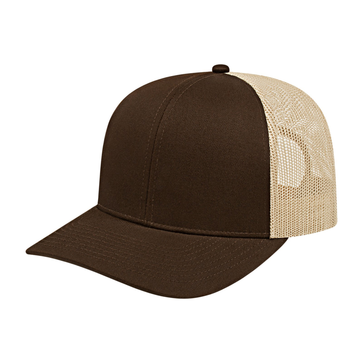 Custom - Cap America i3038 Classic Trucker - Brown/Khaki