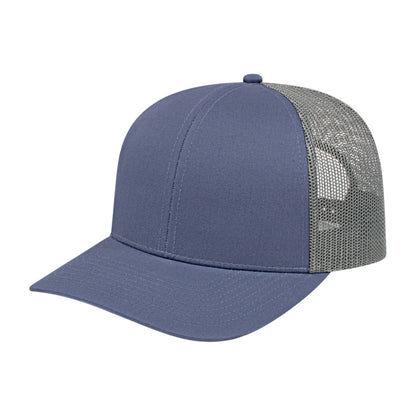 Custom - Cap America i3038 Classic Trucker - Slate Blue/Charcoal