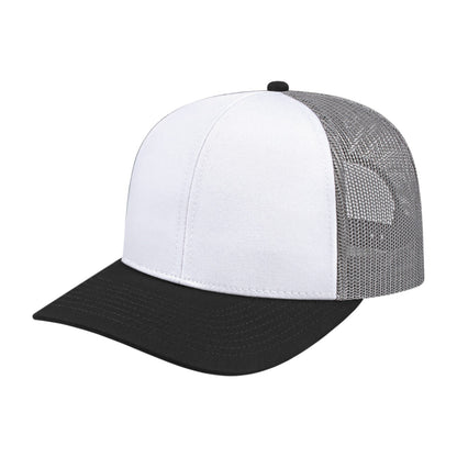 Custom - Cap America i3038 Classic Trucker - White/Black/Gray