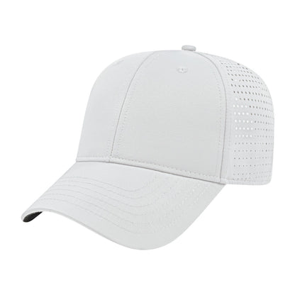 Custom - Cap America i7038 Perforated Performance Cap - White