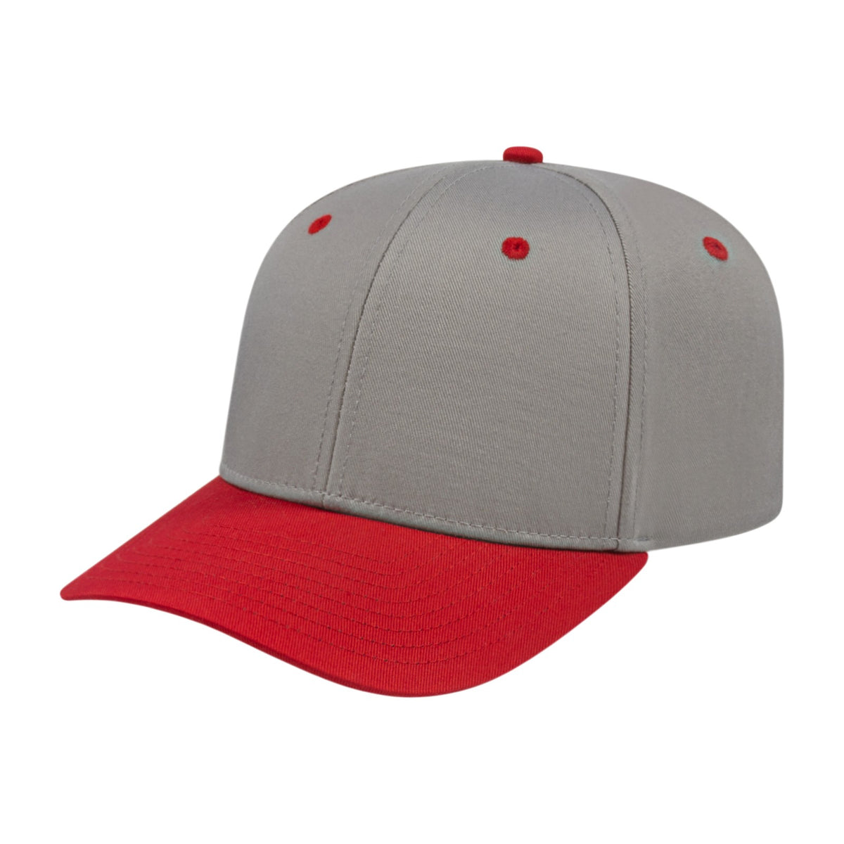 Custom - Cap America i8505 Snapback Cap - Silver/Red