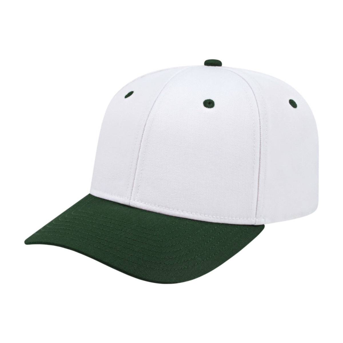 Custom - Cap America i8505 Snapback Cap - White/Dark Green
