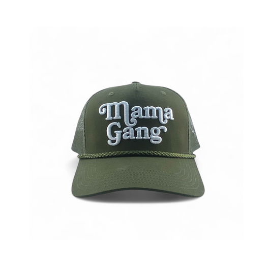 Olive Mama Gang Trucker